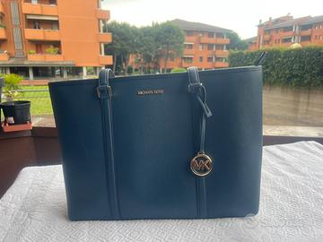 Borsa michael kors blu/carta da zucchero