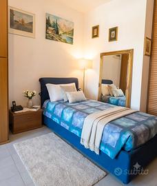 Letto sing. contenitore con rete,doghe e materasso