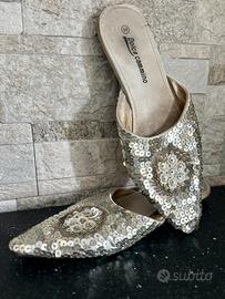 Scarpe etniche aperte da donna, 38