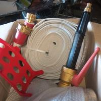 Idrante antincendio , manichetta e lancia