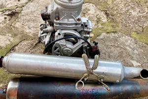 MOTORE + SCARICO GO KART 125