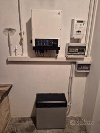 Inverter fotovoltaico e batteria di accumulo 10Kwh