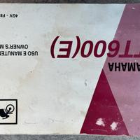 Yamaha tte 600 manuale uso e manutenzione