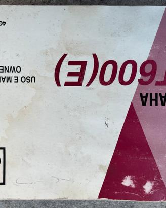 Yamaha tte 600 manuale uso e manutenzione