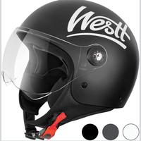 Casco jet Classic con visiera NUOVO