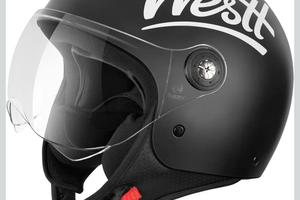 Casco jet Classic con visiera NUOVO