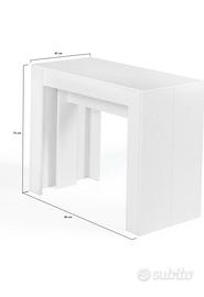 Tavolo Consolle allungabile 14 posti