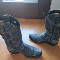 stivali country in vera pelle