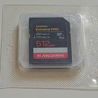 Sandisk 512 SDXC Extreme Pro