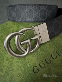 Cintura Gucci Marmont reverse nera