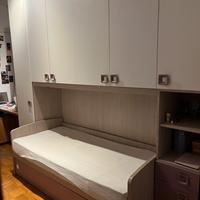 Cameretta Ponte ragazza 2 letti e 2 materassi