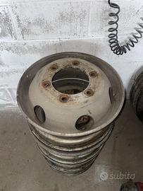 Kit cerchi 6 fori 17.5 Iveco Eurocargo 60 65 75