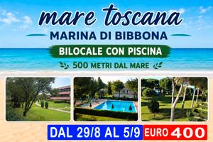 Mare Toscana case vacanze con piscina 29/8--5/9