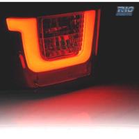 FANALI LED BAR VOLKSWAGEN VW T4 90-03 ROSSO FUMÉ E