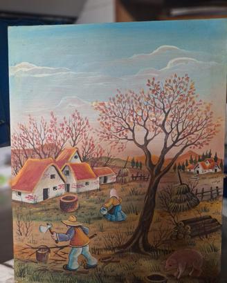 quadro stile naif