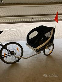 Carrello bici per cane