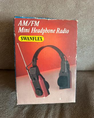 🎧 Radio Cuffia Swanflex Anni '80 – Vintage