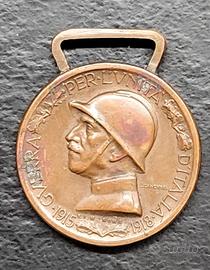 Medaglia per l'Unità d'Italia - Guerra 1915-1918