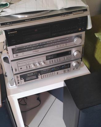 Impianto Hi-fi anni 80 completo