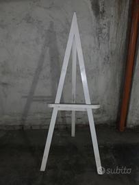 Cavalletto legno per quadri e opere h 185cm