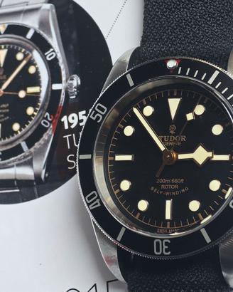 Tudor Black Bay "Rosellina" o "Smiley" nero 79220N