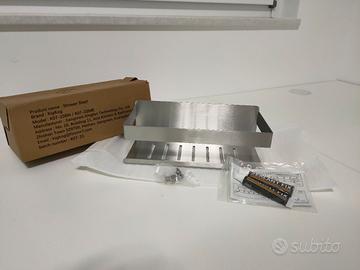 Mensola doccia acciaio satinato