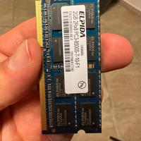 RAM Notebook 2GB DDR3 Elpida PC3-8500S 1066 MHz