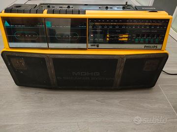 Boombox Philips Anni '80 Mod. D8304