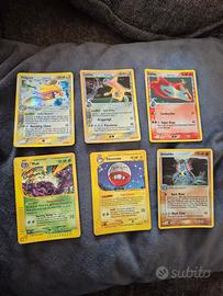 Lotto Pokemon old 1 edizione set base 