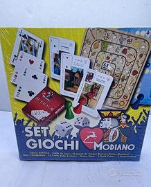 Set 6 giochi da tavolo Modiano nuovo 