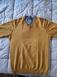 Maglioncino con Scollo a V Cotton & Silk Taglia M 