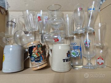 bicchieri birra vintage 