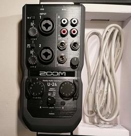 Zoom U-24 Cellulare Interfaccia Audio Multicanale