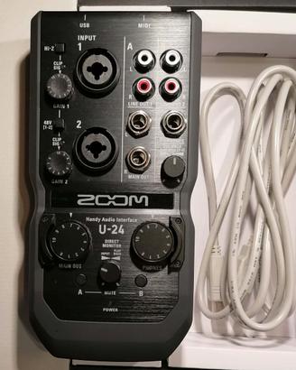 Zoom U-24 Cellulare Interfaccia Audio Multicanale