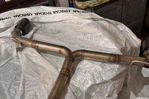 Scarico auto DBR sdoppiato