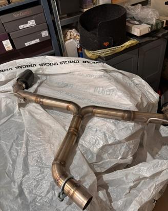 Scarico auto DBR sdoppiato