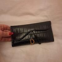 portafoglio nero donna