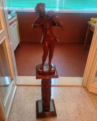 Statua in legno Mozart