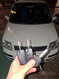 Duplicazione chiave con telecomando Fiat panda