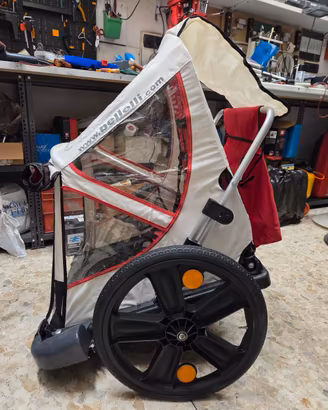 Carrello posteriore rimorchio bimbi BELLELLI