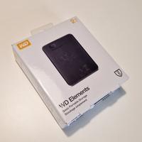 WD 2TB Elements Hard Disk Esterno - Nuovo
