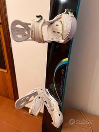 Snowboard BURTON Custom 151 + Attacchi BURTON Cart