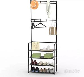 Scarpiera a 4 Livelli Per 8-12 Paia di Scarpe