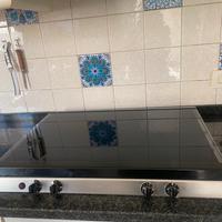 Piano cottura gas con coperchio