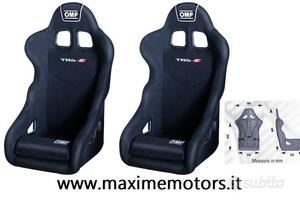 Kit 2 sedili OMP TRS-E rally salite pista drifting