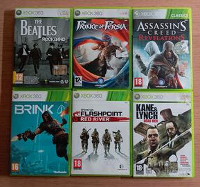 Lotto 6 giochi xbox360
