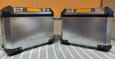 Coppia valigie laterali originali Royal Enfield