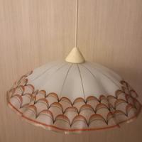 Lampadario in vetro anni ’50