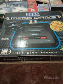 mega drive II con cassette 7 