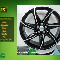 Cerchi in Lega 15" Mini, Vw e altri